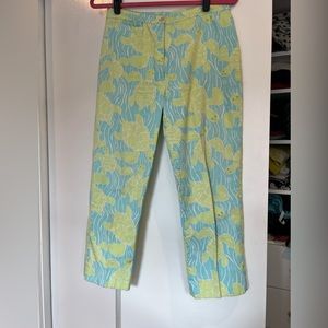 Vintage Lilly Pulitzer size 2 turtle pattern capris